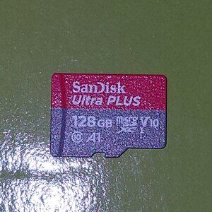 Sandisk ultra plus 128 gb SD card